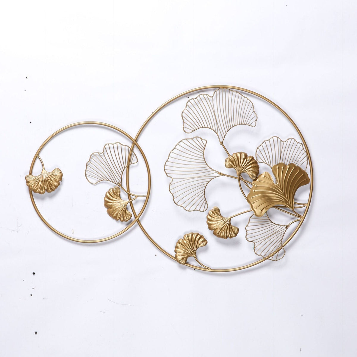 Elegant Ginkgo Leaf Wall Art Sculpture | High & Bury