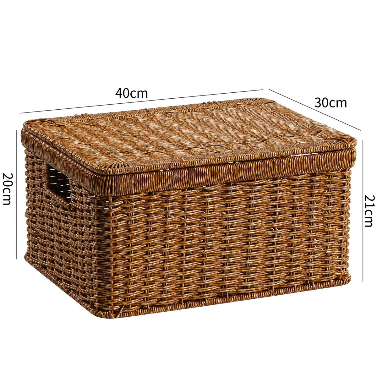 Elegant Handcrafted Basket Storage Box | High & Bury