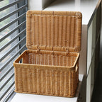 Elegant Handcrafted Basket Storage Box | High & Bury