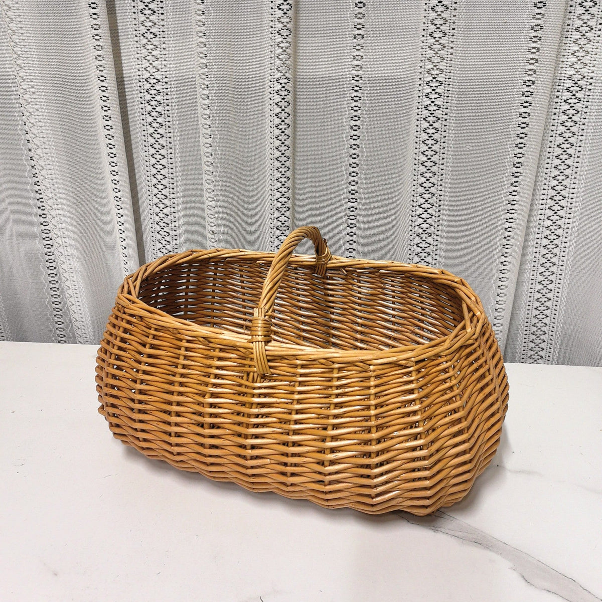 Elegant Handcrafted Storage Basket | High & Bury