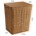 Elegant Handwoven Laundry Basket | High & Bury