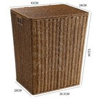Elegant Handwoven Laundry Basket | High & Bury