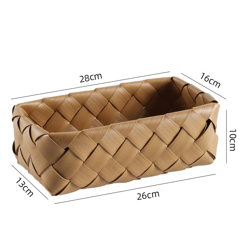 Elegant Handwoven Storage Tray | High & Bury