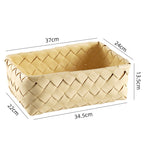 Elegant Handwoven Storage Tray | High & Bury