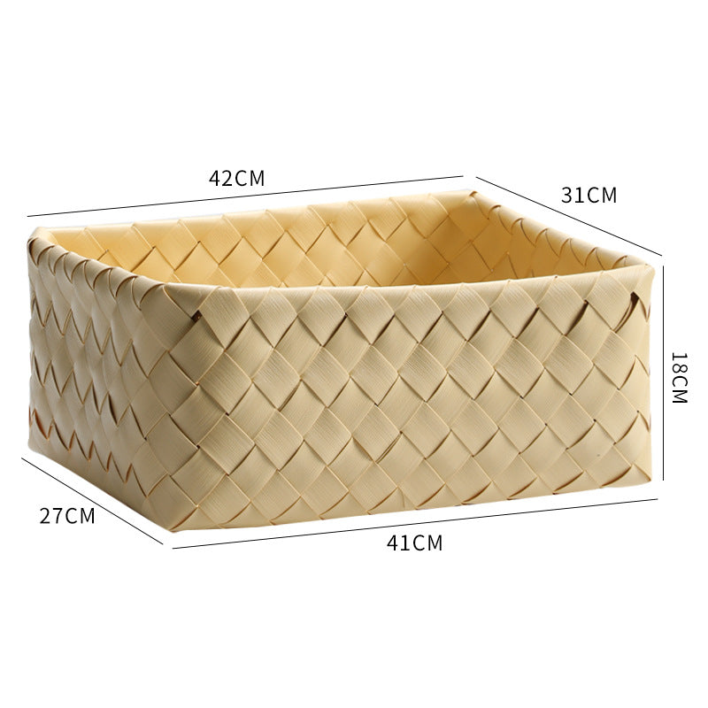 Elegant Handwoven Storage Tray | High & Bury