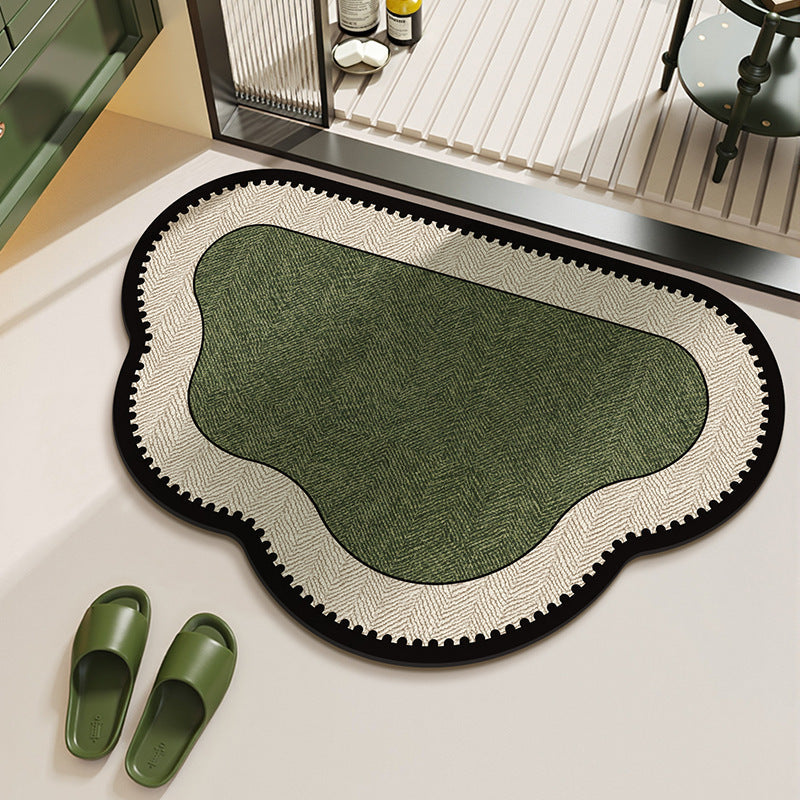 Elegant Herringbone Pattern Area Rug | High & Bury