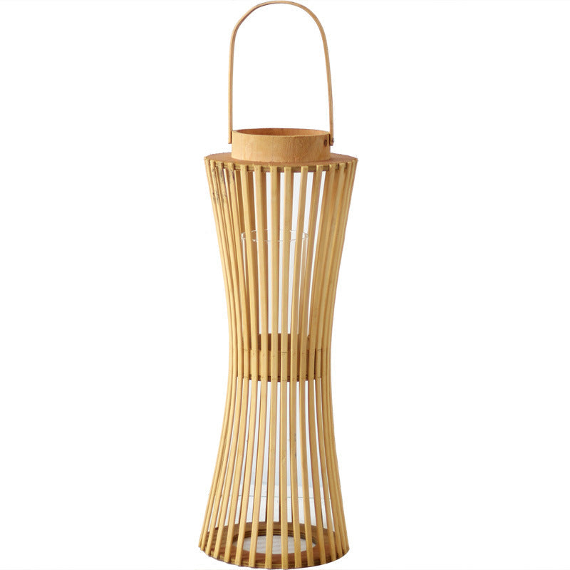 Elegant Lantern made of Woven Wood | High & Bury