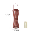 Elegant Lantern made of Woven Wood | High & Bury