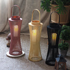 Elegant Lantern made of Woven Wood | High & Bury