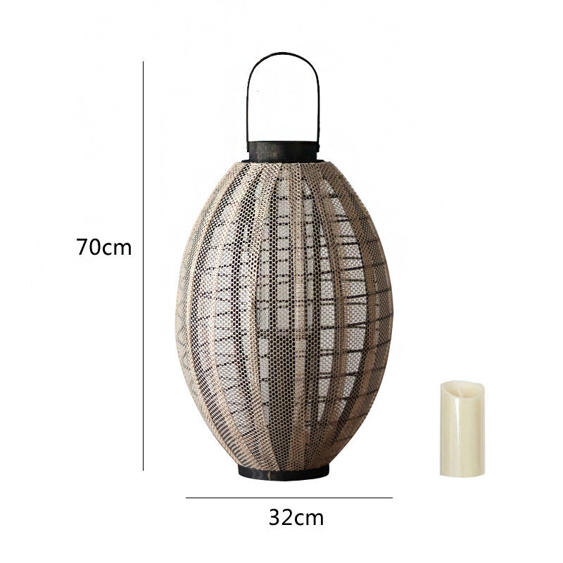 Elegant Lantern with Metal Grid | High & Bury