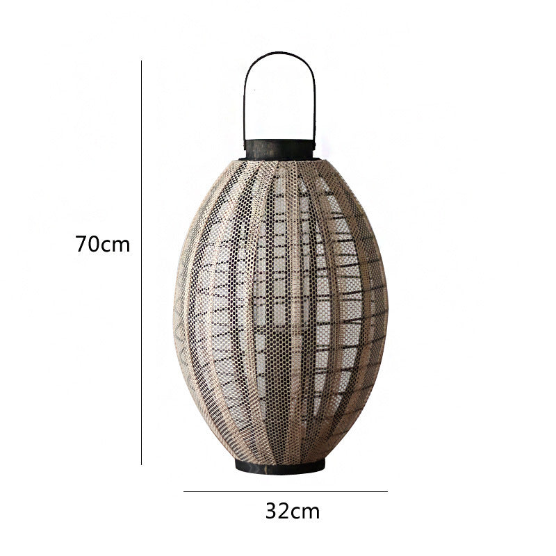 Elegant Lantern with Metal Grid | High & Bury