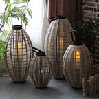 Elegant Lantern with Metal Grid | High & Bury