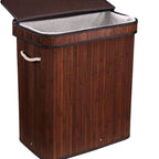 Elegant Laundry Basket made of Natural Bamboo | High & Bury