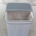 Elegant Laundry Basket made of Natural Bamboo | High & Bury