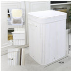 Elegant Laundry Basket made of Natural Bamboo | High & Bury