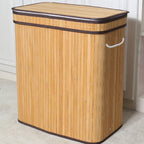 Elegant Laundry Basket made of Natural Bamboo | High & Bury