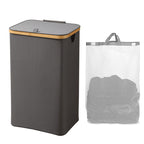 Elegant Laundry Basket with Removable Inner Bag | High & Bury
