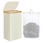Elegant Laundry Basket with Removable Inner Bag | High & Bury