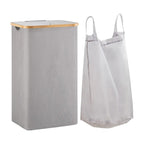 Elegant Laundry Basket with Removable Lid | High & Bury