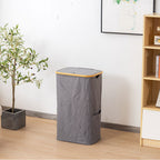 Elegant Laundry Basket with Removable Lid | High & Bury