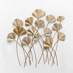 Elegant Leaf-Inspired Metal Wall Art | High & Bury