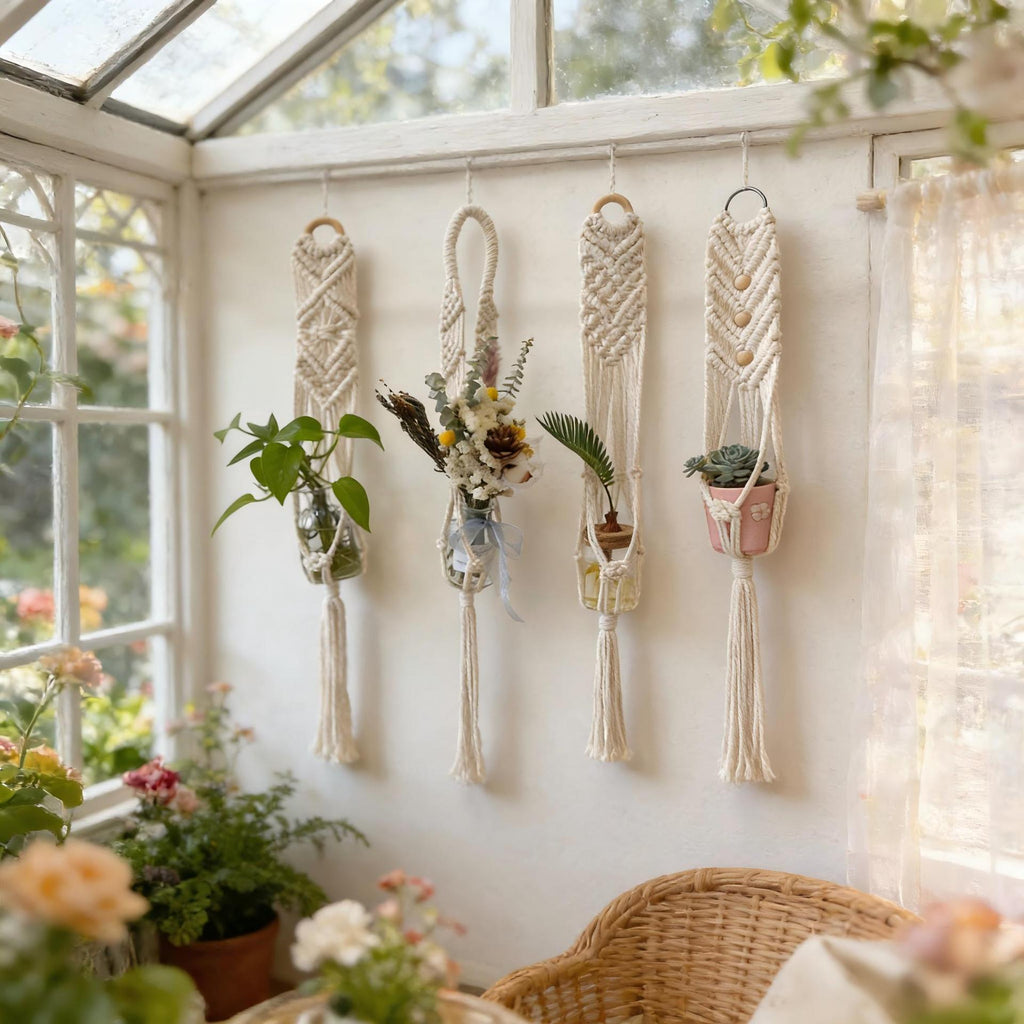 Elegant Macrame Plant Hanger | High & Bury