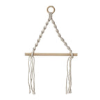 Elegant Macrame Plant Hanger Yellow Gray | High & Bury