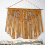 Elegant Macrame Wall Hanging with Artistic Design | High & Bury