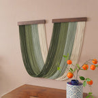 Elegant Macrame Wall Hanging with Wooden Frame | High & Bury