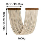 Elegant Macrame Wall Hanging with Wooden Frame | High & Bury