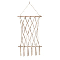 Elegant Macrame Wall Tapestry with Artistic Design | High & Bury