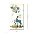 Elegant Metal Deer Wall Art Sculpture | High & Bury