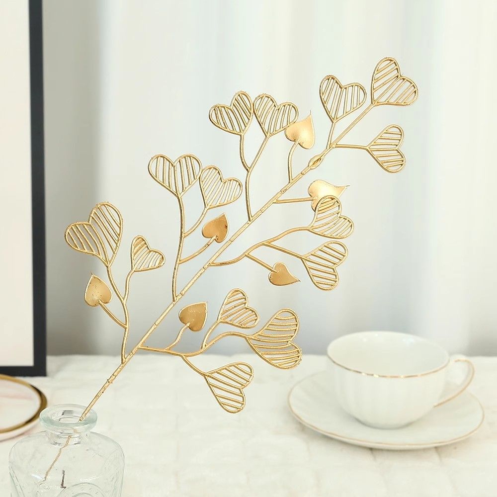 Elegant Metal Leaf Decoration | High & Bury
