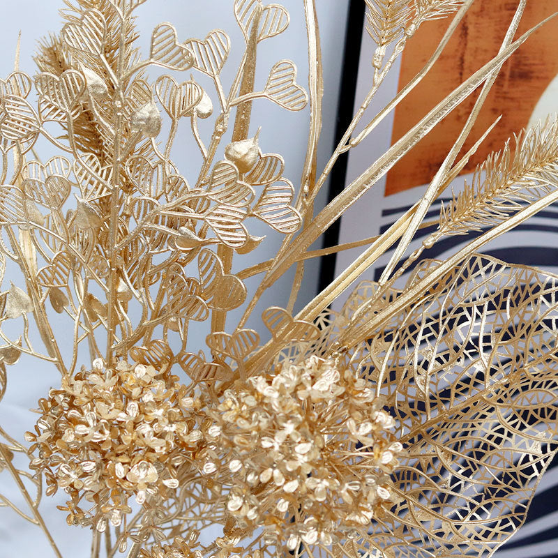 Elegant Metal Leaf Decoration | High & Bury