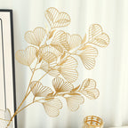 Elegant Metal Leaf Decoration | High & Bury