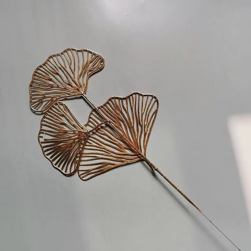 Elegant Metal Leaf Decoration | High & Bury