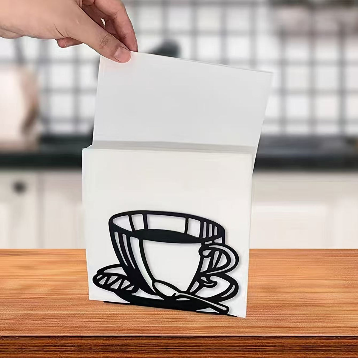 Elegant Napkin Holder made of Metal | High & Bury