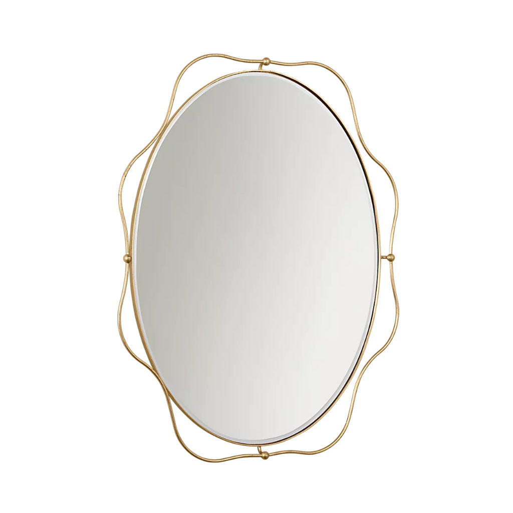 Elegant Oval Decorative Wall Mirror | High & Bury