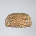 Elegant Pendant Lamp made of Hand-Woven Rattan | High & Bury