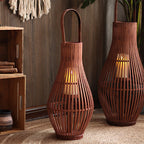 Elegant Rattan Lantern | High & Bury