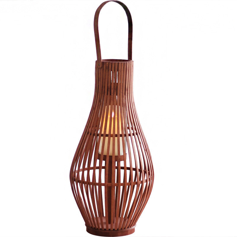 Elegant Rattan Lantern | High & Bury