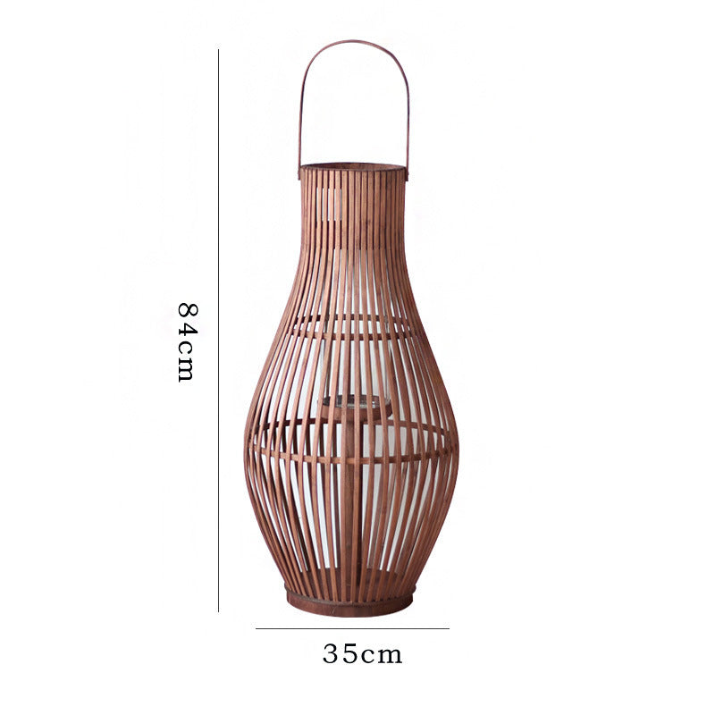 Elegant Rattan Lantern | High & Bury