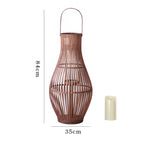 Elegant Rattan Lantern | High & Bury
