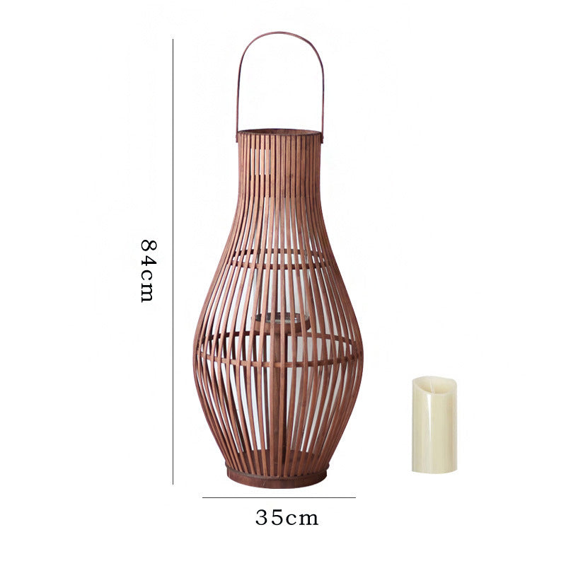 Elegant Rattan Lantern | High & Bury