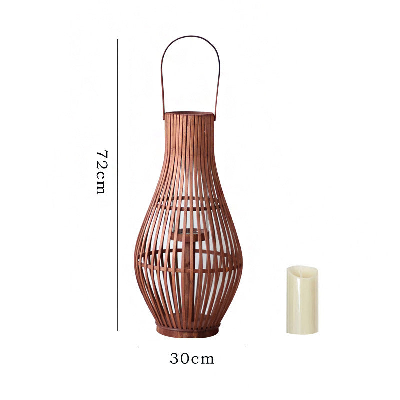 Elegant Rattan Lantern | High & Bury