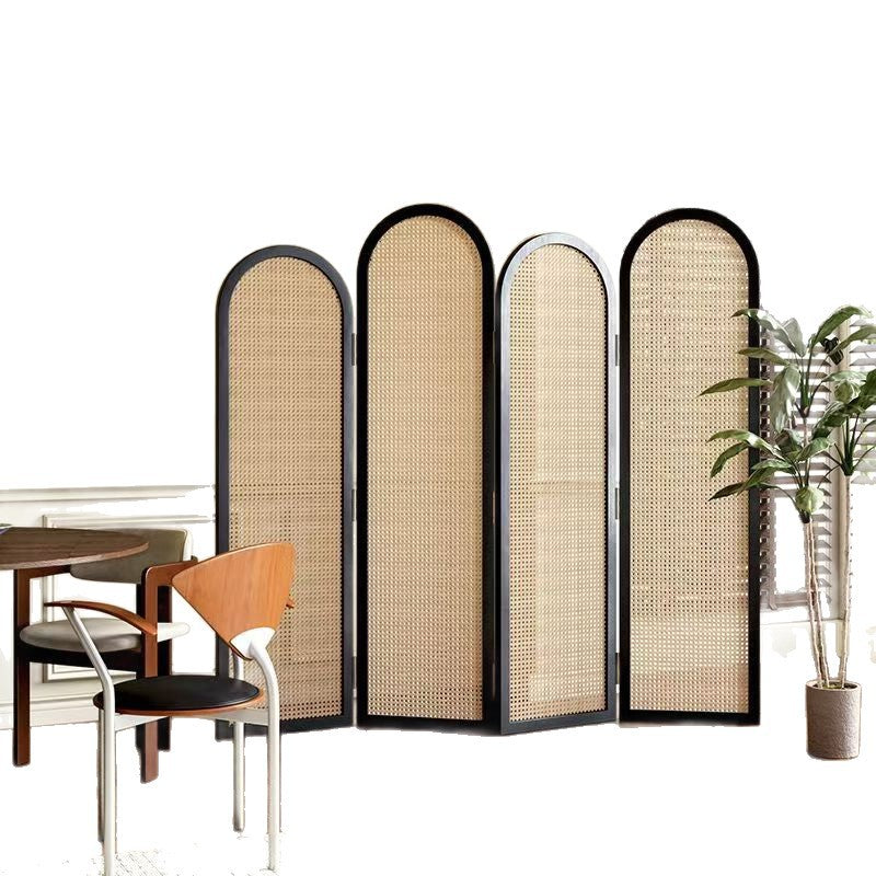 Elegant Rattan Room Divider | High & Bury