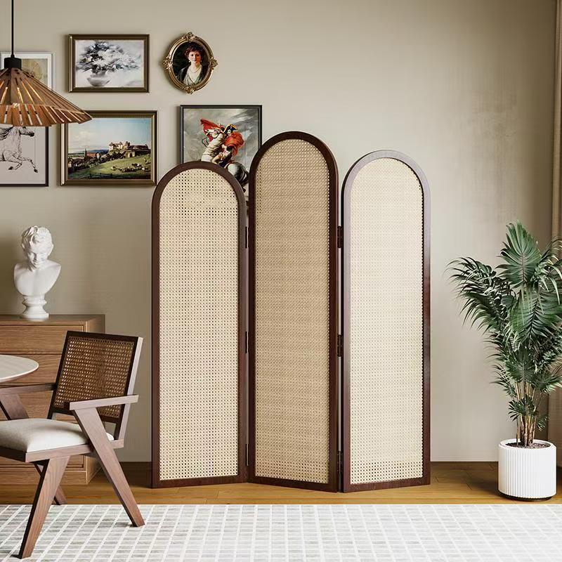 Elegant Rattan Room Divider | High & Bury
