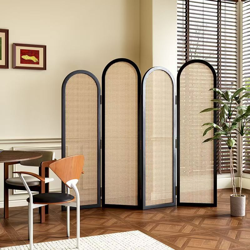 Elegant Rattan Room Divider | High & Bury