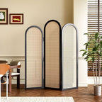 Elegant Rattan Room Divider | High & Bury