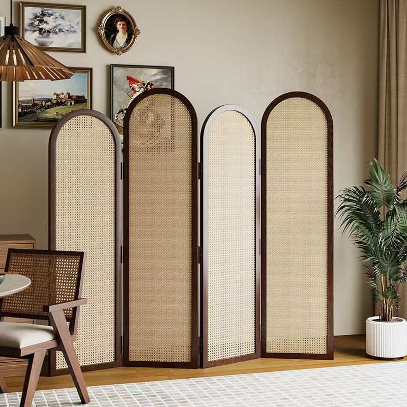 Elegant Rattan Room Divider | High & Bury